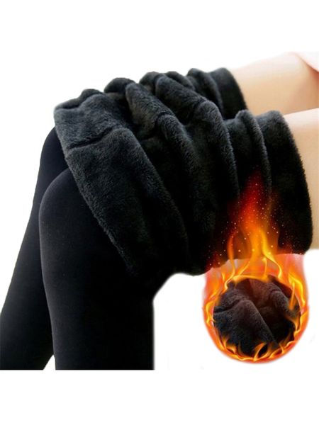 women s leggings winter knitting velvet casual legging high elastic thicken lady s warm black pants skinny for women 230828
women s leggings winter knitting velvet casual legging high elastic thicken lady s warm black pants skinny for women 230828