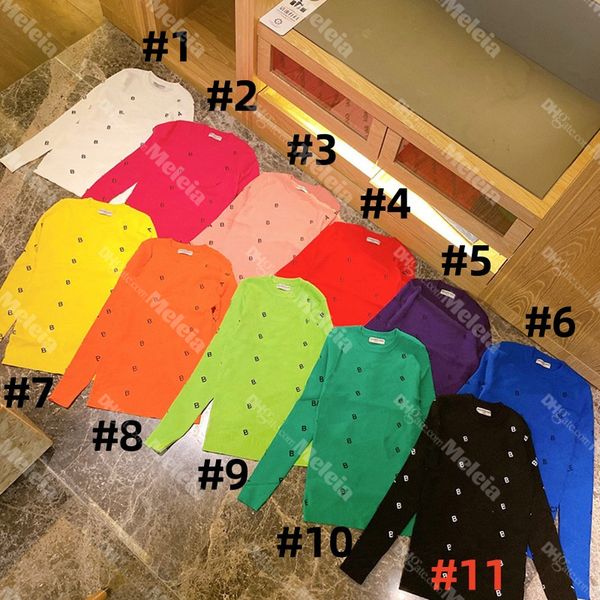 rainbow color knits designer letter jacquard tees for women fashion cotton slim knitwear, White
rainbow color knits designer letter jacquard tees for women fashion cotton slim knitwear, White