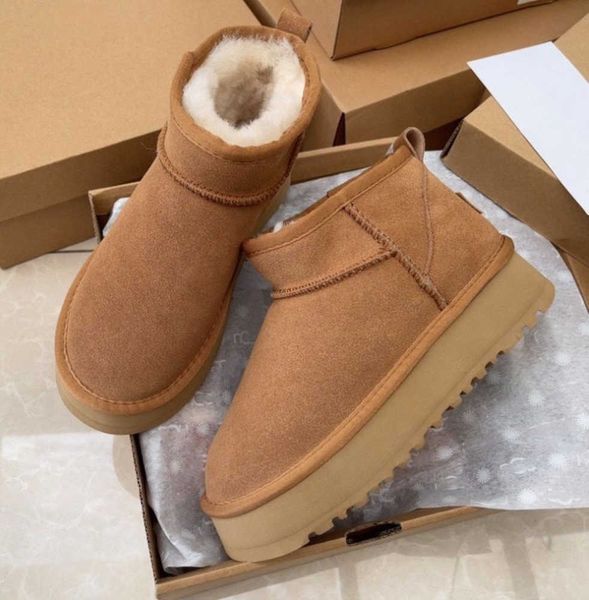 classic mini platform snow boots winter ankle for women thick bottom genuine leather warm fluffy booties with fur size 35-43 casual style, Black
classic mini platform snow boots winter ankle for women thick bottom genuine leather warm fluffy booties with fur size 35-43 casual style, Black