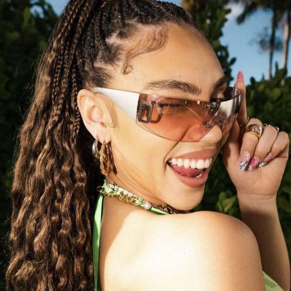 frameless d shaped sunglasses fashionable personality female concave shape, White;black
frameless d shaped sunglasses fashionable personality female concave shape, White;black