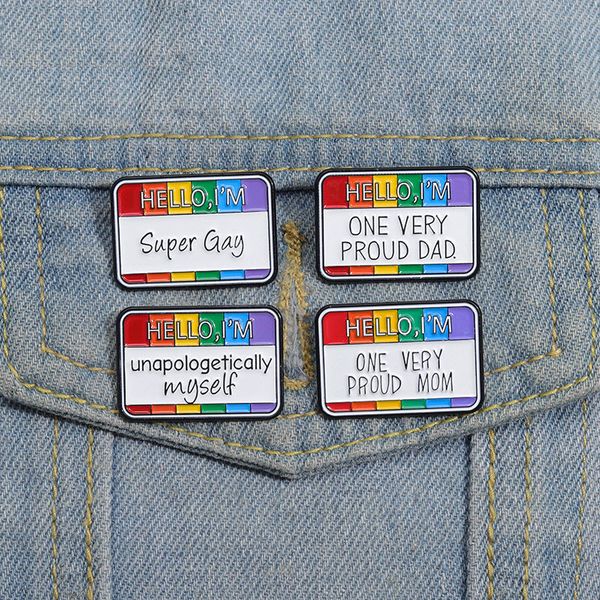 hello i'm super gay enamel pins custom unapologetically myself brooches lapel badges pride rainbow color dialog box jewelry
hello i'm super gay enamel pins custom unapologetically myself brooches lapel badges pride rainbow color dialog box jewelry