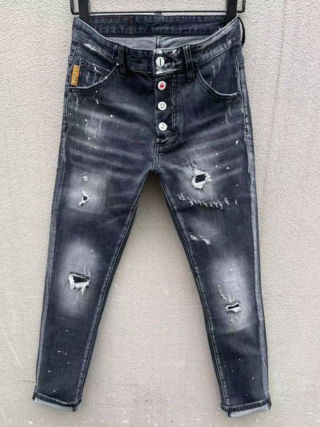 2023 mens jeans denim ripped fashion jeans for men skinny broken italy style hole bike motorcycle rock revival pants tyle, Blue
2023 mens jeans denim ripped fashion jeans for men skinny broken italy style hole bike motorcycle rock revival pants tyle, Blue