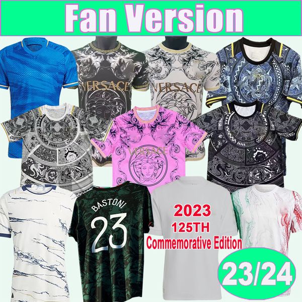 2023 24 italy national team mens soccer jerseys 125th anniversary verratti pinamonti totti chiesa barella bonucci home away special edition, Black;yellow
2023 24 italy national team mens soccer jerseys 125th anniversary verratti pinamonti totti chiesa barella bonucci home away special edition, Black;yellow