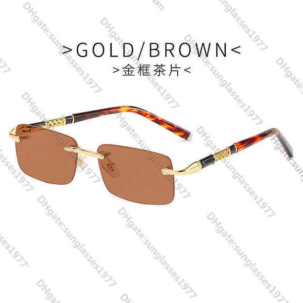 2023 new kajia plate leg frameless sunglasses men's small box women'srns9, White;black
2023 new kajia plate leg frameless sunglasses men's small box women'srns9, White;black
