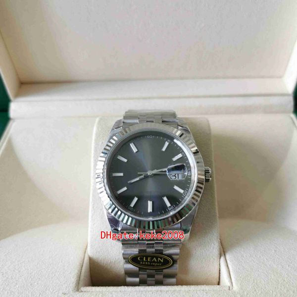 clean maker mens watch cf 41mm 126334 watches grey dial 904l steel jubilee bracelet waterproof cal.3235 movement mechanical automatic men�, Slivery;brown
clean maker mens watch cf 41mm 126334 watches grey dial 904l steel jubilee bracelet waterproof cal.3235 movement mechanical automatic men�, Slivery;brown