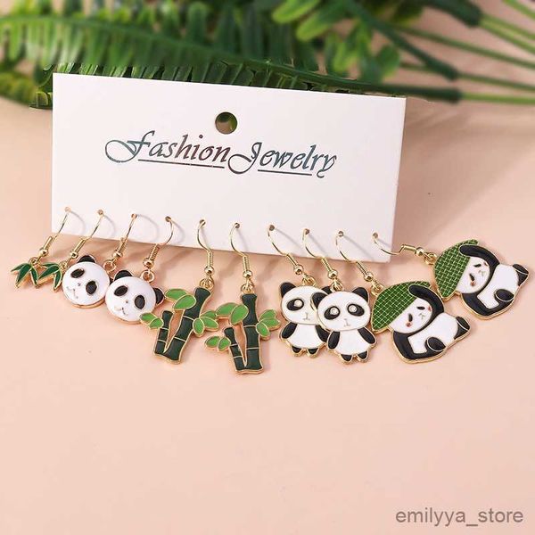charm cute dangle earrings sets lovely enamel panda bamboo earrings for women animal earrings birthday party jewelry gifts r230829, Golden
charm cute dangle earrings sets lovely enamel panda bamboo earrings for women animal earrings birthday party jewelry gifts r230829, Golden