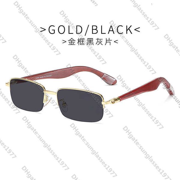 new kajia half frame wood leg sunglasses men's log small frame women's optical glasses1g05, White;black
new kajia half frame wood leg sunglasses men's log small frame women's optical glasses1g05, White;black