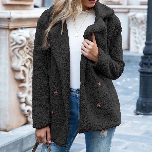 womens fur faux women coats teddy coat long sleeve fluffy jackets winter warm female jacket oversized casual 230828, Black
womens fur faux women coats teddy coat long sleeve fluffy jackets winter warm female jacket oversized casual 230828, Black