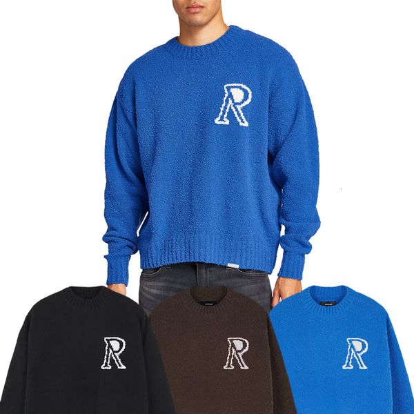 men's sweaters 007 factory initial boucle knitted sweater high street r standard men women loose round neck pullover knitwear 230828, White;black
men's sweaters 007 factory initial boucle knitted sweater high street r standard men women loose round neck pullover knitwear 230828, White;black