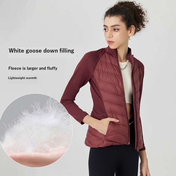 running warm downs outdoor womens slim fit slimming autumn and winter white goose down jacket sports, Black
running warm downs outdoor womens slim fit slimming autumn and winter white goose down jacket sports, Black