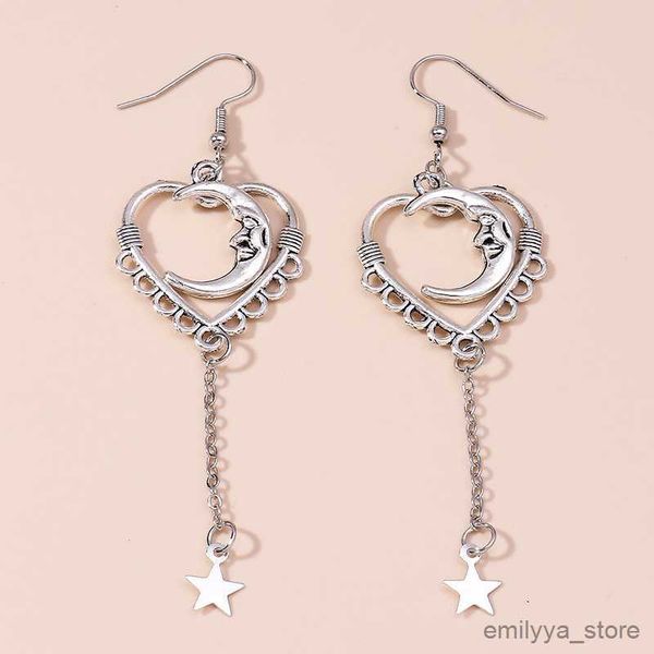 charm original design personality sun moon dangle earrings gold silver earrings drop earrings r230829, Golden
charm original design personality sun moon dangle earrings gold silver earrings drop earrings r230829, Golden
