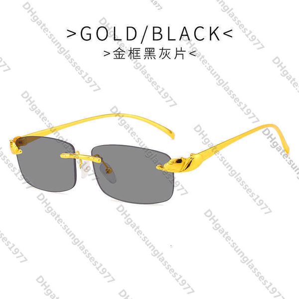2023 new cheetah sub-head sunglasses men's color frameless glasses trend box women01hb, White;black
2023 new cheetah sub-head sunglasses men's color frameless glasses trend box women01hb, White;black