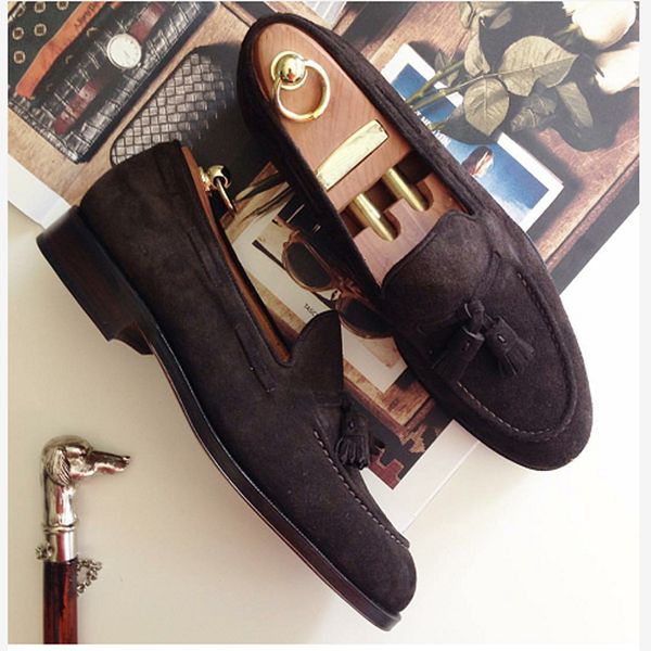 dress shoes fashion tassel men loafers gentleman suede casual moccasin gommino fringed party man zapatos hombre 230829, Black
dress shoes fashion tassel men loafers gentleman suede casual moccasin gommino fringed party man zapatos hombre 230829, Black