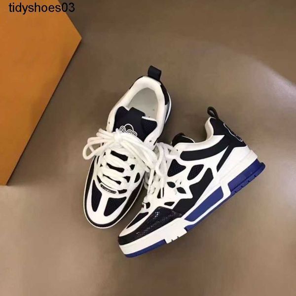 new mens sneakers bread lvity shoes fashion trend oblique side classic floral designer casual versatile outdoor driving airport walking, Black
new mens sneakers bread lvity shoes fashion trend oblique side classic floral designer casual versatile outdoor driving airport walking, Black