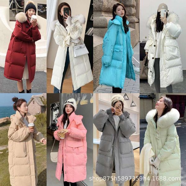 mid long down jacket winter korean womens clothing fashionable loose cotton wholesale at roadside stalls, Black
mid long down jacket winter korean womens clothing fashionable loose cotton wholesale at roadside stalls, Black