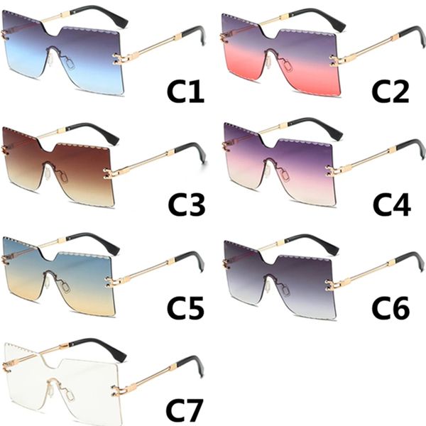 fashion rimless sunglasses one piece trend eyeglass brand designer sun glassess metal frameless uv400 gradient lenses, White;black
fashion rimless sunglasses one piece trend eyeglass brand designer sun glassess metal frameless uv400 gradient lenses, White;black