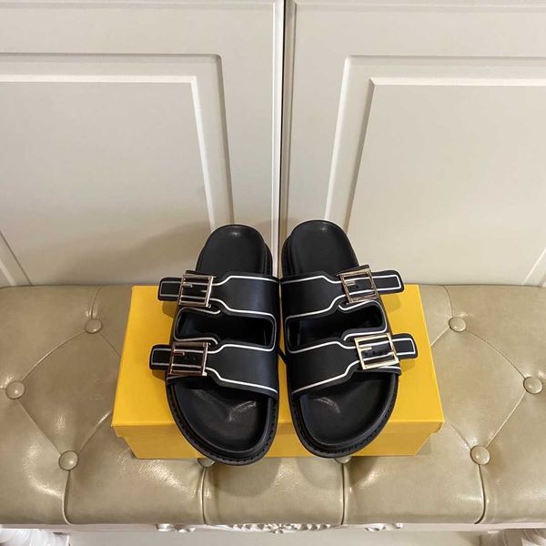 luxury brand summer beach shoes flat platform leather slippers designer lover's shoes for men women's flip flops, Black
luxury brand summer beach shoes flat platform leather slippers designer lover's shoes for men women's flip flops, Black