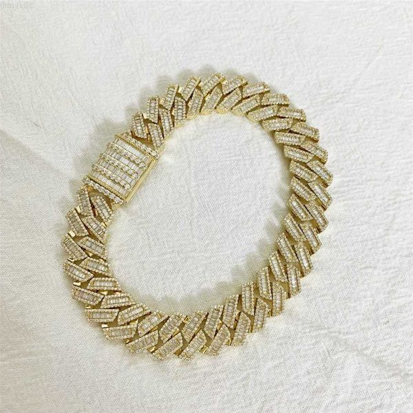 iced out 12mm solid 10k gold baguette moissanite cuban bracelet necklace miami cuban link chain 10k real gold, Silver
iced out 12mm solid 10k gold baguette moissanite cuban bracelet necklace miami cuban link chain 10k real gold, Silver