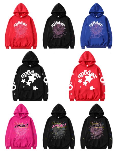 23ss men designer 555 hoodies women winter hoodie fashion casual spider web hoodie men women loose pullover sp5der hoodie stereo hip360, Black
23ss men designer 555 hoodies women winter hoodie fashion casual spider web hoodie men women loose pullover sp5der hoodie stereo hip360, Black