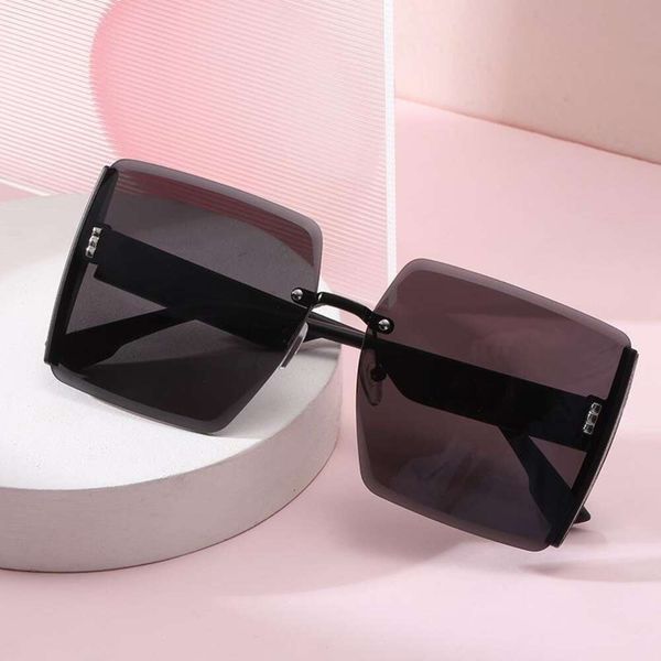 style square frameless trimmed sunglasses trendy glasses and for wholesale, White;black
style square frameless trimmed sunglasses trendy glasses and for wholesale, White;black