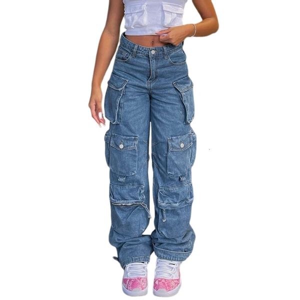 casual cargo pants middle waist vintage blue loose streetwear baggy multiple pockets jeans women hip hop y2k straight trousers
casual cargo pants middle waist vintage blue loose streetwear baggy multiple pockets jeans women hip hop y2k straight trousers