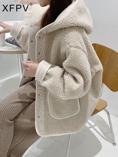 womens fur faux xfpv single breasted lamb thickened korean coat long sleeve loose fit women fashion autumn winter sm4131 230828, Black
womens fur faux xfpv single breasted lamb thickened korean coat long sleeve loose fit women fashion autumn winter sm4131 230828, Black