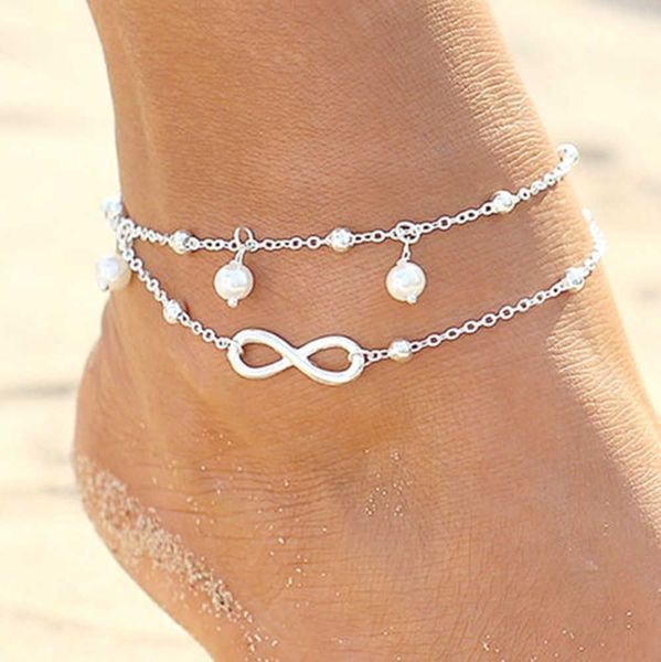 summer beach bead anklets bracelet silver plated imitation pearls barefoot sandals pie leg chain female boho jewelry, Red;blue
summer beach bead anklets bracelet silver plated imitation pearls barefoot sandals pie leg chain female boho jewelry, Red;blue