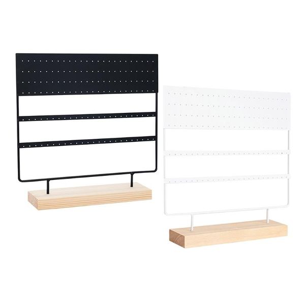 boxes earring stand display rack 3tier ear stud holder jewelry organizer ear studs earring holder 144 holes with wood base, Black;white
boxes earring stand display rack 3tier ear stud holder jewelry organizer ear studs earring holder 144 holes with wood base, Black;white