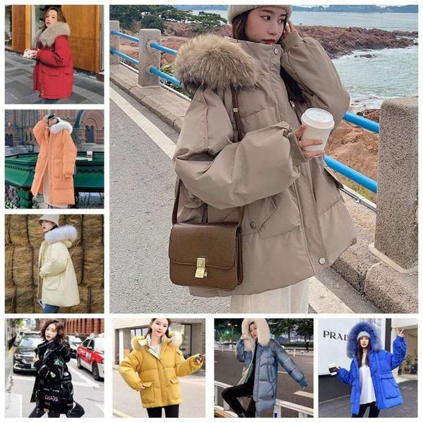 down jacket for women winter korean style guangzhou mid long cotton street stall, Black
down jacket for women winter korean style guangzhou mid long cotton street stall, Black