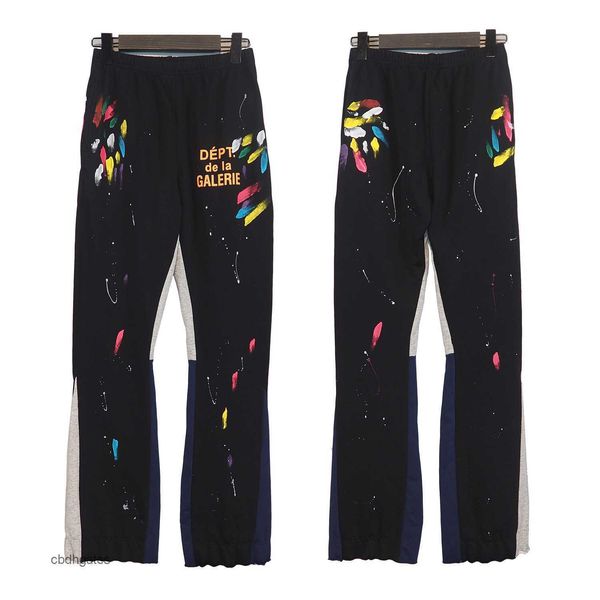 pants hand-painted gallerry long mens fashion sweater deptt version pants sports ink splashing casual splicing drawstring high street micro, Black
pants hand-painted gallerry long mens fashion sweater deptt version pants sports ink splashing casual splicing drawstring high street micro, Black
