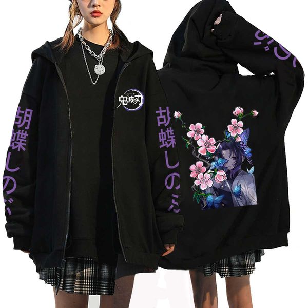 woanime demon slayer zip up jackets kochou shinob print sweatshirts women harajuku streetwear loose hoodies cute coats y2k clothes 230828, Black
woanime demon slayer zip up jackets kochou shinob print sweatshirts women harajuku streetwear loose hoodies cute coats y2k clothes 230828, Black