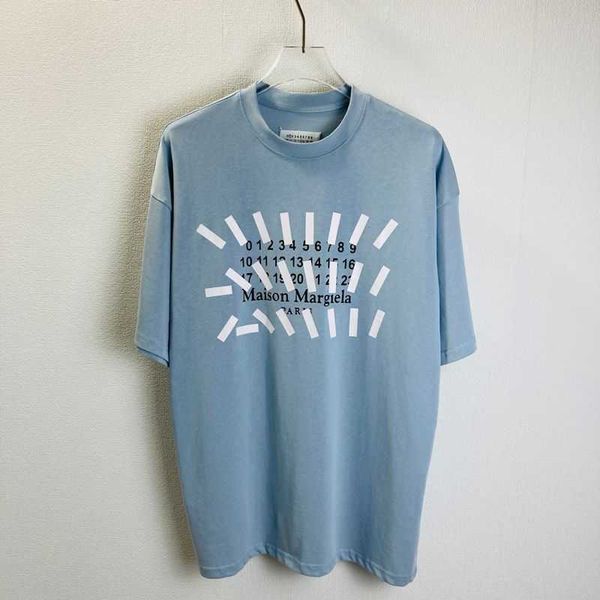 short high designer mm6 t version shirt margielas sleeved men's loose cut out embroidery number stitching letter niche trendy t-shirt f, White;black
short high designer mm6 t version shirt margielas sleeved men's loose cut out embroidery number stitching letter niche trendy t-shirt f, White;black