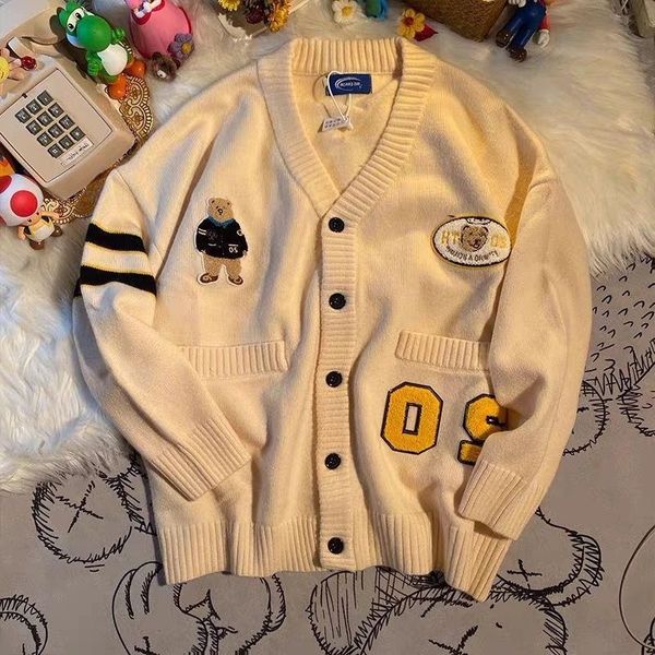 2023 knitted preppy style cute sweater women winter embroidery korean kawaii casual v neck button cardigan harajuku knitted sweaters, White;black
2023 knitted preppy style cute sweater women winter embroidery korean kawaii casual v neck button cardigan harajuku knitted sweaters, White;black