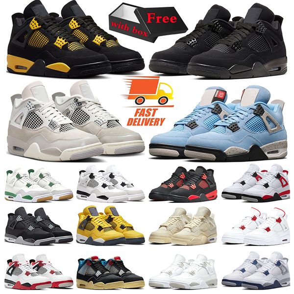 with box 4 4s basketball shoes frozen moments thunder military black cat red cement bred white oreo pure money mens trainers women sneakers
with box 4 4s basketball shoes frozen moments thunder military black cat red cement bred white oreo pure money mens trainers women sneakers