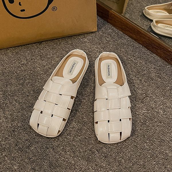 kiss carver slippers female summer wear a slip-on new baotou roman half drag all casual muller flip-flops size35-40, Black
kiss carver slippers female summer wear a slip-on new baotou roman half drag all casual muller flip-flops size35-40, Black