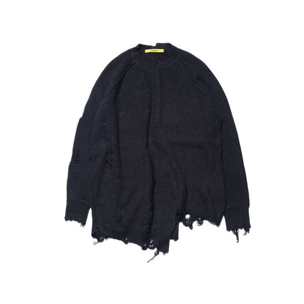 men's sweaters men ripped destroyed hole asymmetrical design patchwork knitted sweater women couple harajuku pullover hip hop punk knit, White;black
men's sweaters men ripped destroyed hole asymmetrical design patchwork knitted sweater women couple harajuku pullover hip hop punk knit, White;black