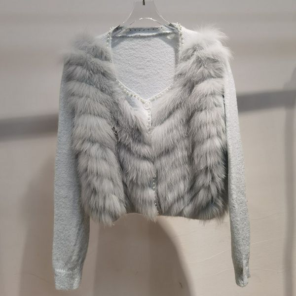 womens fur faux women spring knitted real sweater coat long sleeve fashion female oneck strip genuine outwear 230828, Black
womens fur faux women spring knitted real sweater coat long sleeve fashion female oneck strip genuine outwear 230828, Black