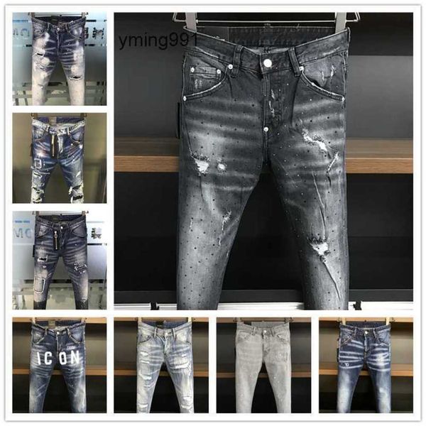 2023 new arrivals d2 mens luxury purple designer denim jeans holes trousers dsquare jeans coolguy biker pants mens clothing mfr7, Blue
2023 new arrivals d2 mens luxury purple designer denim jeans holes trousers dsquare jeans coolguy biker pants mens clothing mfr7, Blue