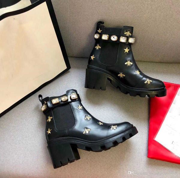 boots short boots 100% cowhide belt buckle metal women shoes classic thick heels leather designer shoe high heeled fashion diamond lady boot, Black
boots short boots 100% cowhide belt buckle metal women shoes classic thick heels leather designer shoe high heeled fashion diamond lady boot, Black