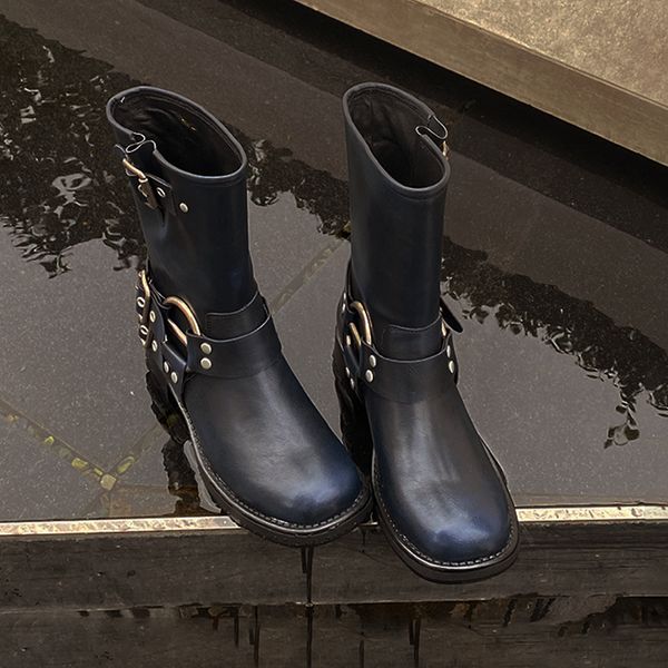 boots heihaian autumn europe and america style midcalf belt buckle round head thick heel women 3442 230829, Black
boots heihaian autumn europe and america style midcalf belt buckle round head thick heel women 3442 230829, Black