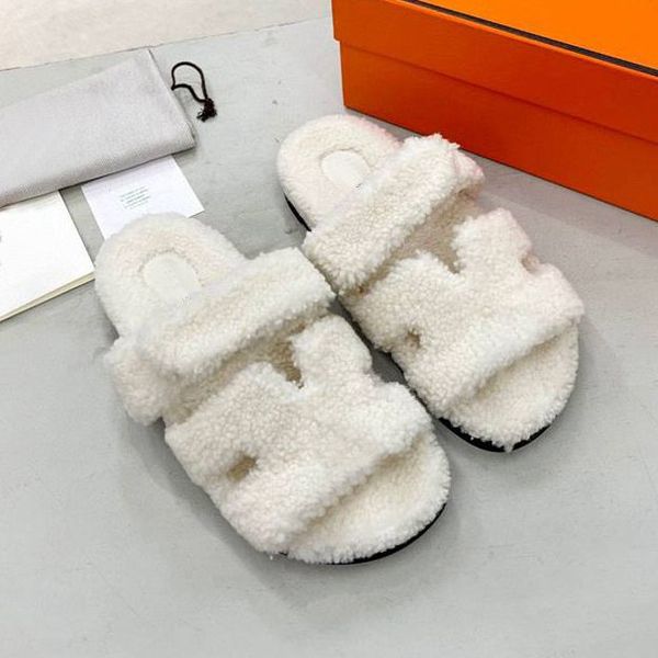 designers wool slippers chypre slides men women sandals winter fur furry slipper warm fur slide, Black
designers wool slippers chypre slides men women sandals winter fur furry slipper warm fur slide, Black
