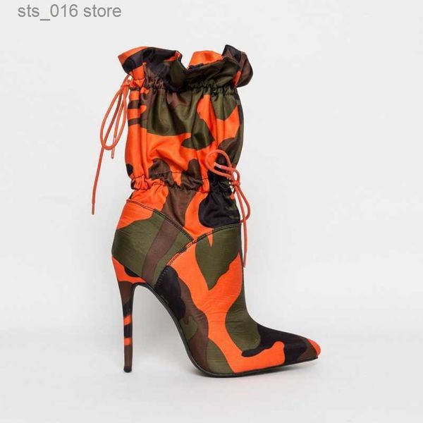 boots 2022 spring high heels pointed toe mid calf boots for women fashion camouflage print stiletto lace up women's shoes botas mujer t, Black
boots 2022 spring high heels pointed toe mid calf boots for women fashion camouflage print stiletto lace up women's shoes botas mujer t, Black