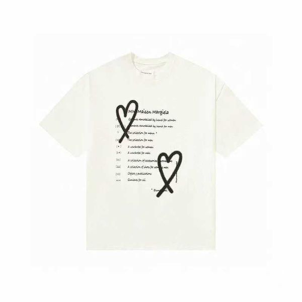 short designer t shirt sleeve margielas mm6 tested men's and women's loose pocket love rubber stripes small fashion brand couple t, White;black
short designer t shirt sleeve margielas mm6 tested men's and women's loose pocket love rubber stripes small fashion brand couple t, White;black