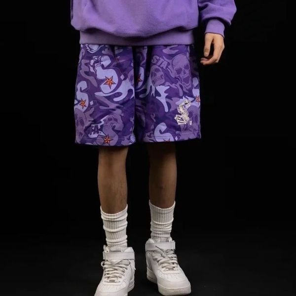 skirts spring camouflage series skull star embroidery shorts loose cotton fashion retro casual sports for couples 230828, Black
skirts spring camouflage series skull star embroidery shorts loose cotton fashion retro casual sports for couples 230828, Black