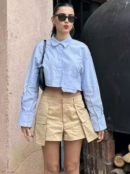 skirts sltnx fashion women cargo skirt summer with pockets casual a-line mini skirts ladies chic elegant short skirts in 230829, Black
skirts sltnx fashion women cargo skirt summer with pockets casual a-line mini skirts ladies chic elegant short skirts in 230829, Black