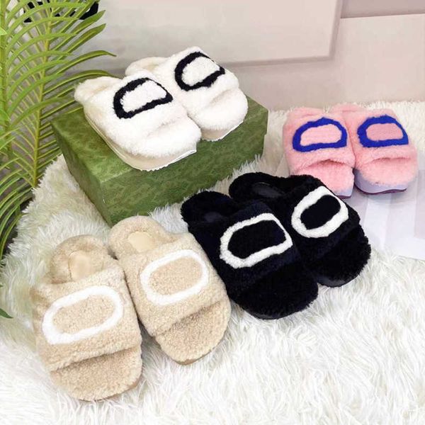 designer wool slippers platformfur slide sandals winter mules ladies men fashion home outdoor loafers with box eu35-45 no463, Black
designer wool slippers platformfur slide sandals winter mules ladies men fashion home outdoor loafers with box eu35-45 no463, Black
