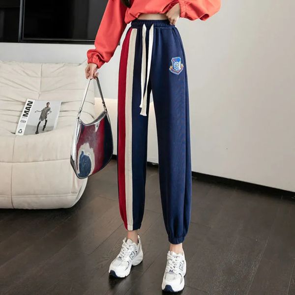 women's pants s autumn splicing women fashion add velvet wide leg high waist casual drop effect sport trouser trend show sweatpants mis, Black;white
women's pants s autumn splicing women fashion add velvet wide leg high waist casual drop effect sport trouser trend show sweatpants mis, Black;white