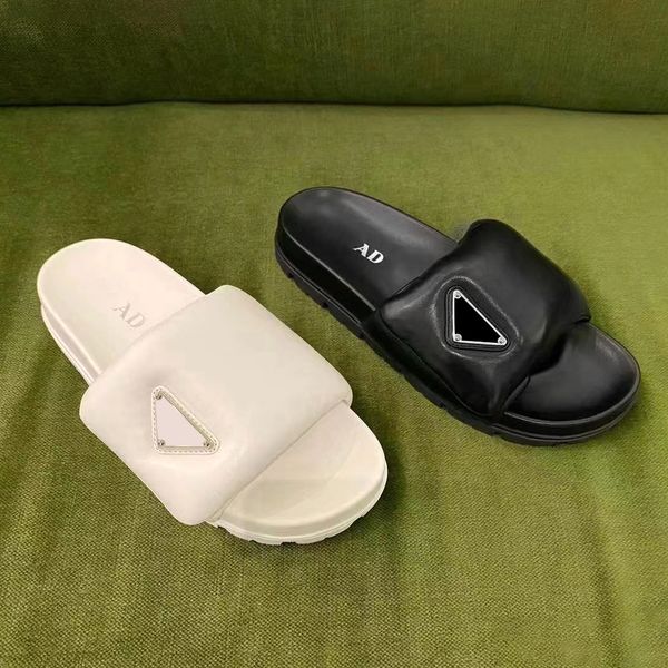 luxury woman slipper designer man sandal soft padded nappa leather slides metal triangle lug tread rubber sole sandal summer leisure fashion, Black
luxury woman slipper designer man sandal soft padded nappa leather slides metal triangle lug tread rubber sole sandal summer leisure fashion, Black