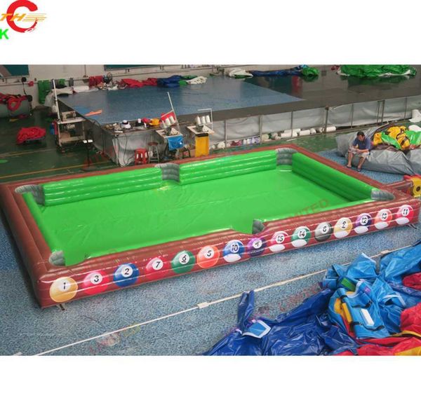 wholesale 12x6m (40x26ft) outdoor activities snooker football human billiards inflatable soccer pool table for sale
wholesale 12x6m (40x26ft) outdoor activities snooker football human billiards inflatable soccer pool table for sale
