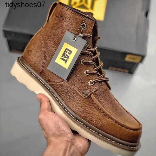 men's boots handsome men's casual martin boots genuine leather mid sleeve men's shoes trendy new cat outdoor fashion boots, Black
men's boots handsome men's casual martin boots genuine leather mid sleeve men's shoes trendy new cat outdoor fashion boots, Black